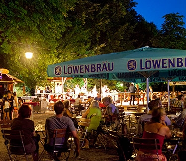 Location Biergarten München